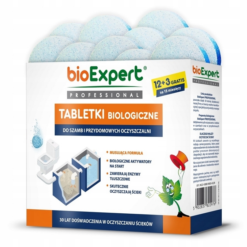 BioExpert tablety do septikov, 0,285 kg